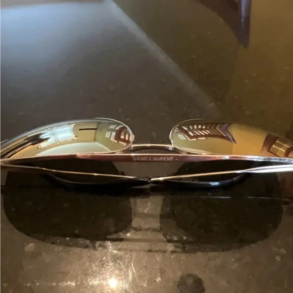 Saint Laurent Gold Aviators
